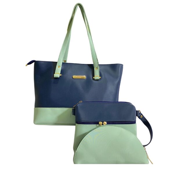 3-Piece Printed Tote Bag Set with Mini Companions – Stylish & Functional Combo
